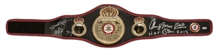 WBA Signed Championship Belt With Sugar Ray Leonard, Roberto Duran & Thomas "Hitman" Hearns